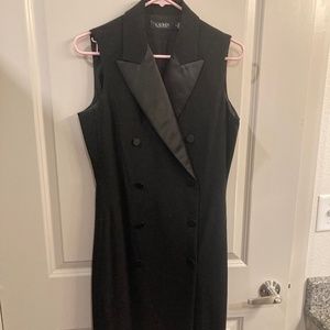 Black Tuxedo Dress by Lauren Ralph Lauren